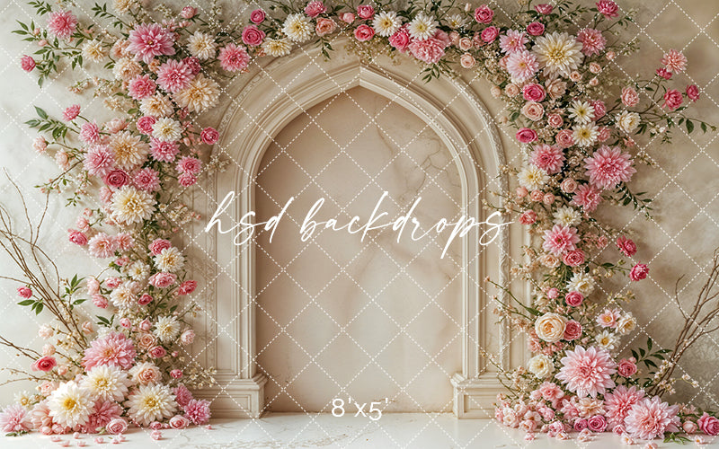 Blooming Beauty Arch Wall (sweep options) - HSD Photography Backdrops