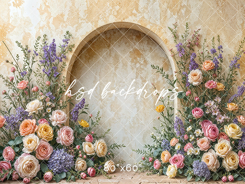 Fresh Spring Flora (sweep options) - HSD Photography Backdrops