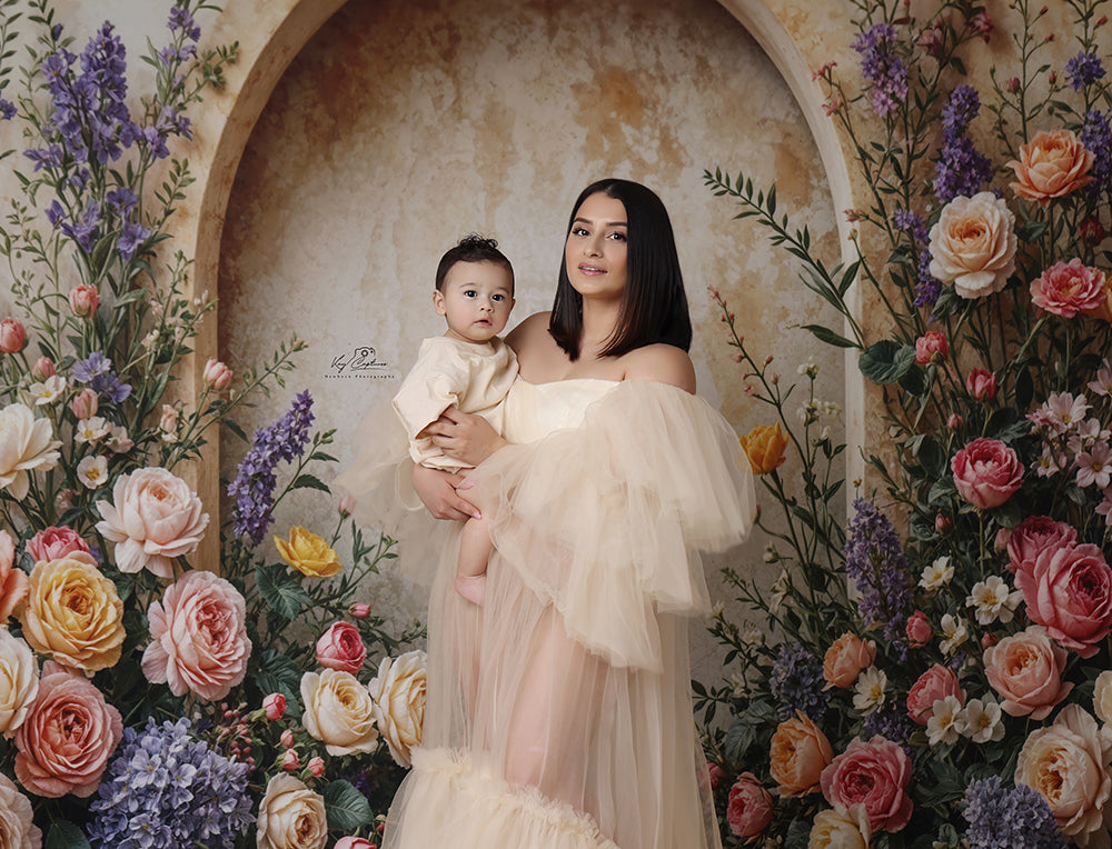 Fresh Spring Flora (sweep options) - HSD Photography Backdrops
