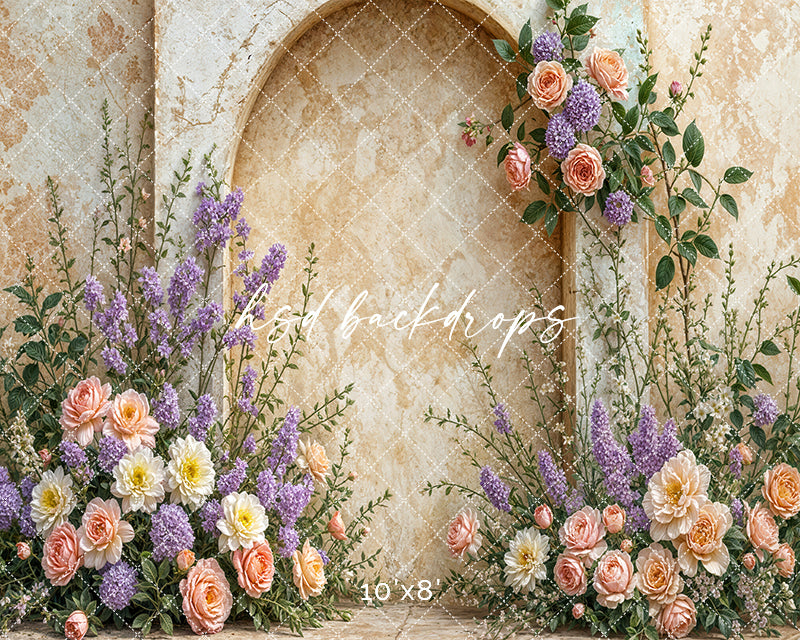 Blooming Arch Wall - HSD Photography Backdrops