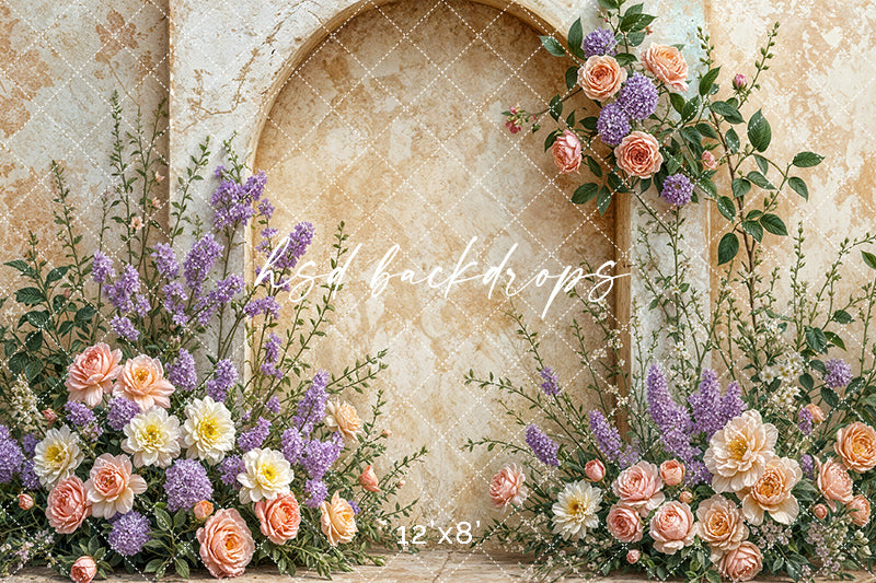 Blooming Arch Wall - HSD Photography Backdrops