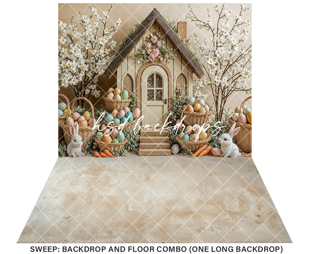 Bunny Hut - HSD Photography Backdrops