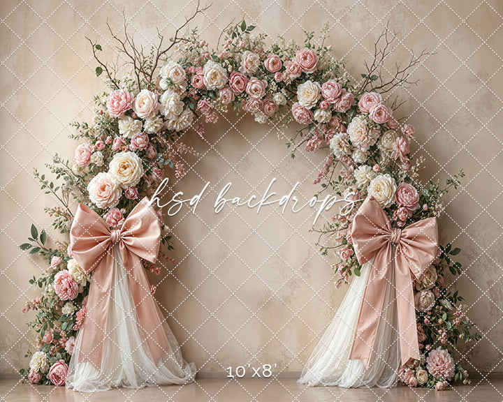 Boho Blooms & Bows - Perfectly Pink - HSD Photography Backdrops