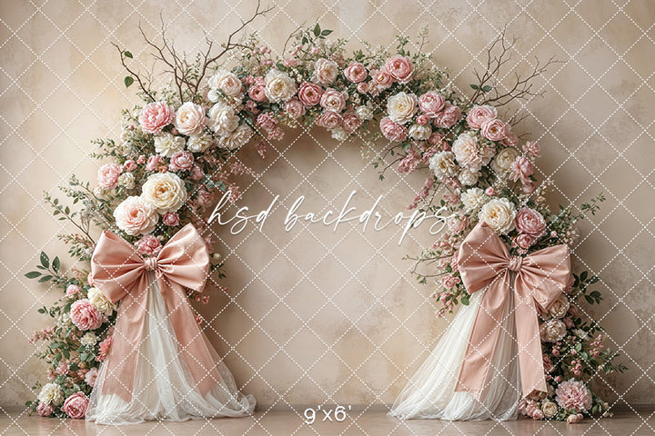Boho Blooms & Bows - Perfectly Pink - HSD Photography Backdrops