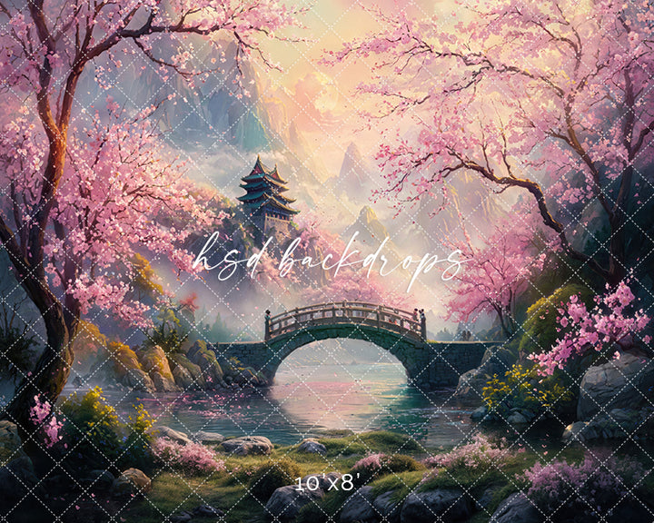 Mulan's Garden (sweep options) - HSD Photography Backdrops