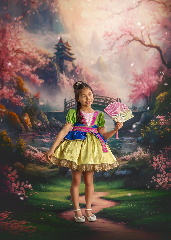 Mulan's Garden (sweep options) - HSD Photography Backdrops