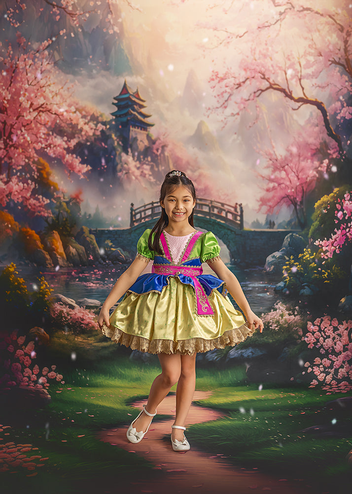 Mulan's Garden (sweep options) - HSD Photography Backdrops