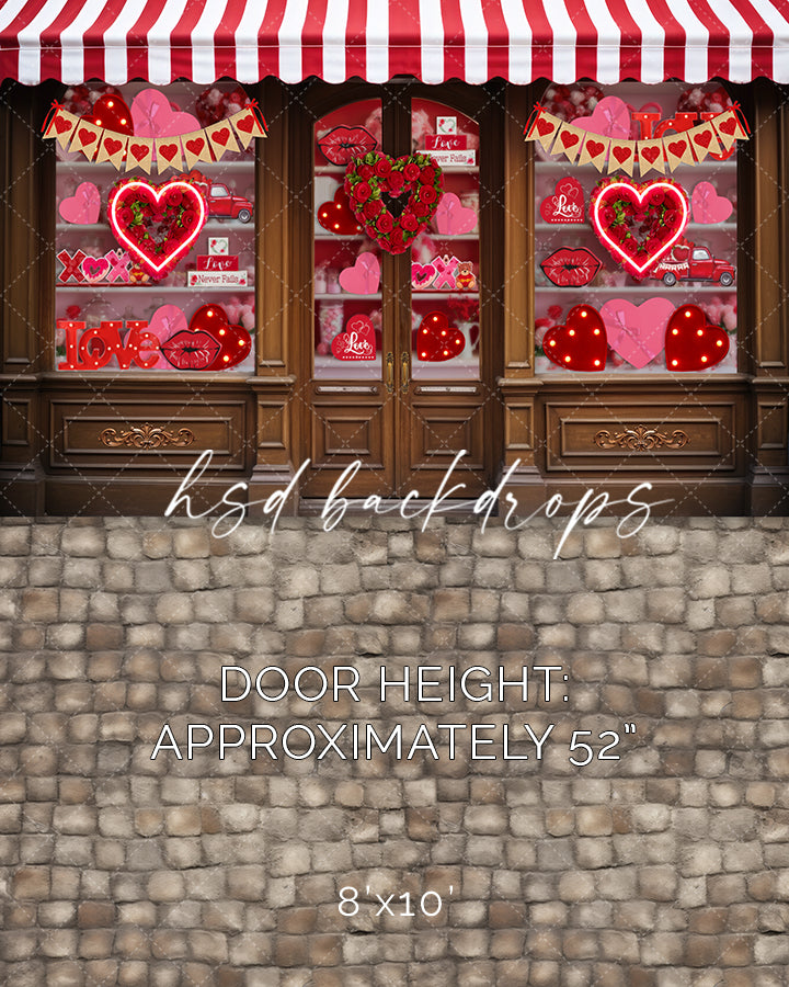 Valentine's Day Shoppe (sweet options) - HSD Photography Backdrops