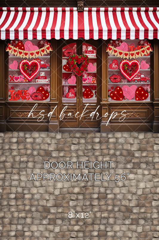 Valentine's Day Shoppe (sweet options) - HSD Photography Backdrops