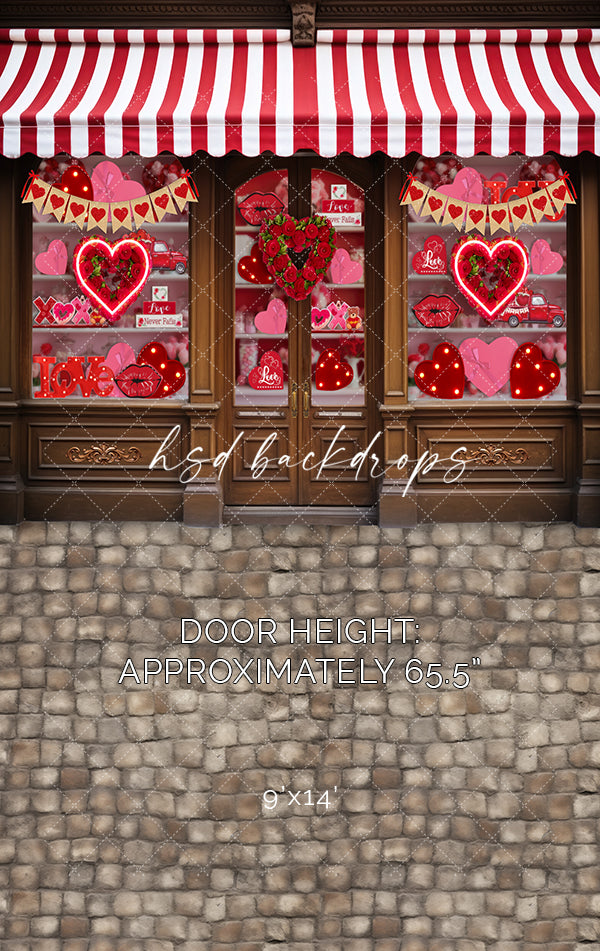 Valentine's Day Shoppe (sweet options) - HSD Photography Backdrops