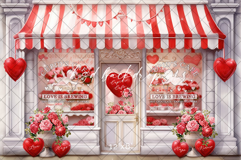 Cupid's Cafe - HSD Photography Backdrops