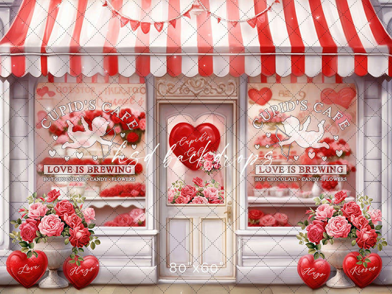 Cupid's Cafe - HSD Photography Backdrops