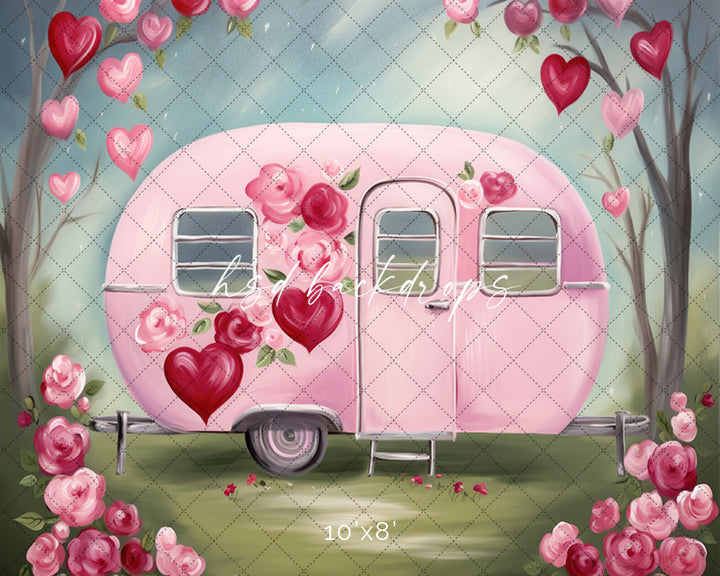 Follow Your Heart Camper - HSD Photography Backdrops