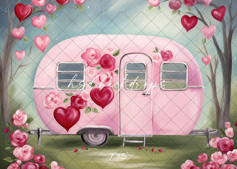 Follow Your Heart Camper - HSD Photography Backdrops