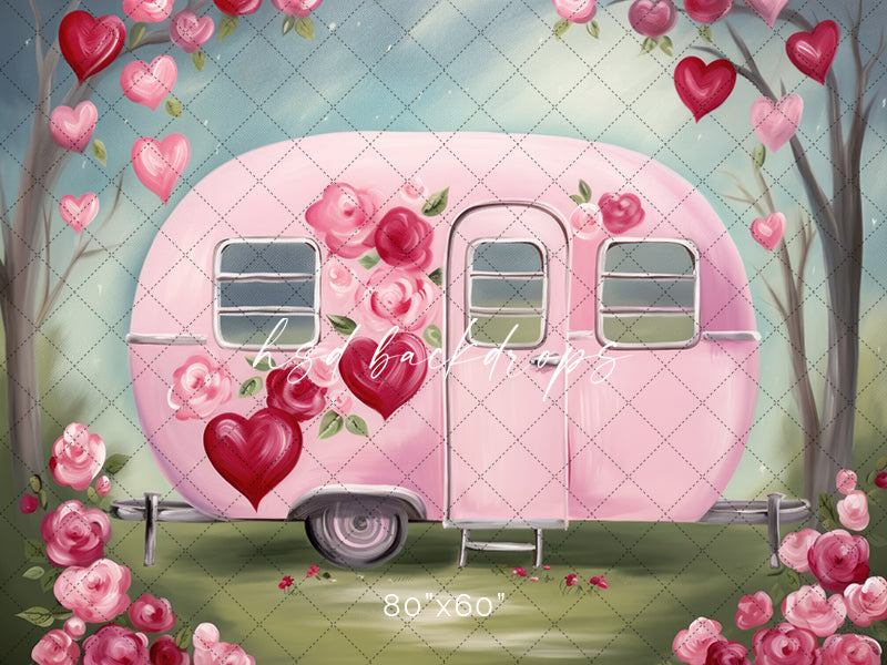 Follow Your Heart Camper - HSD Photography Backdrops