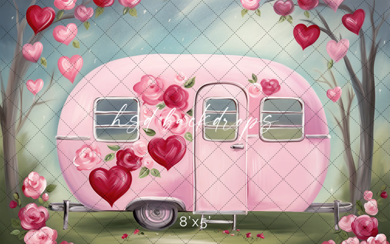 Follow Your Heart Camper - HSD Photography Backdrops