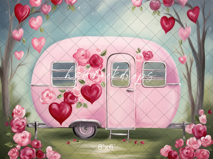 Follow Your Heart Camper - HSD Photography Backdrops