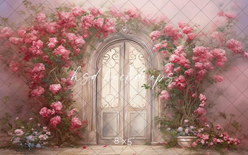 Romantic Garden Door - Black Friday Steal - HSD Photography Backdrops