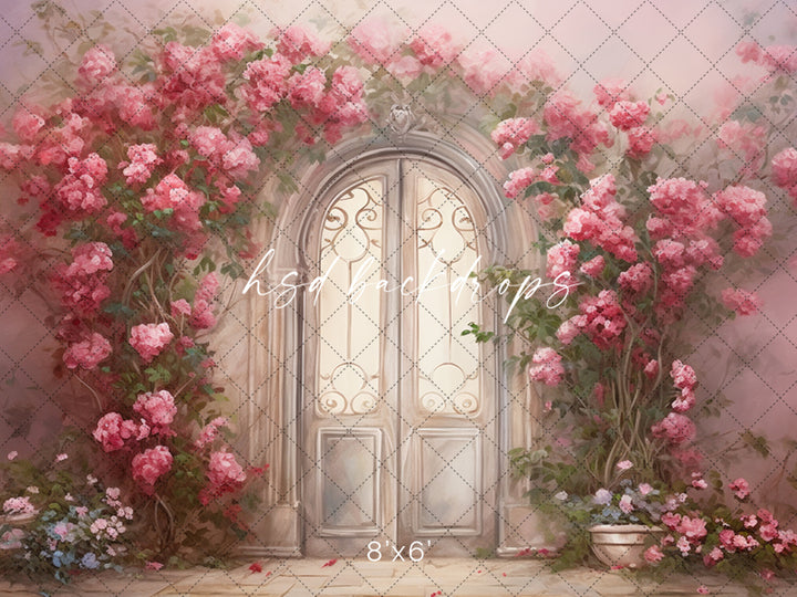 Romantic Garden Door - HSD Photography Backdrops