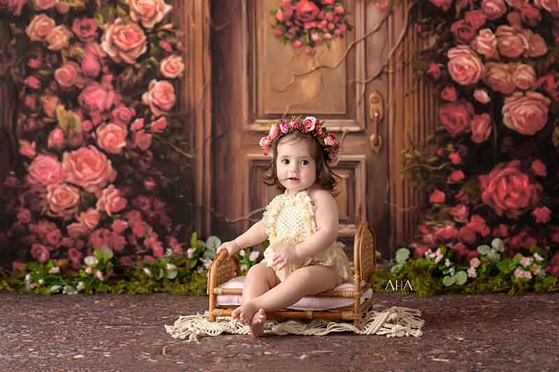 Surrounded by Roses - HSD Photography Backdrops