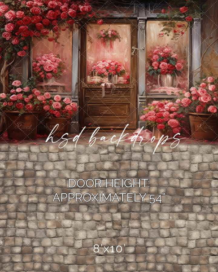 Nostalgic Flower Shop (sweep options) - HSD Photography Backdrops