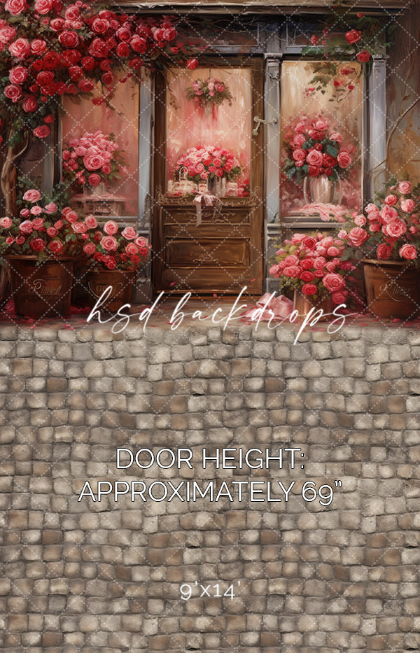 Nostalgic Flower Shop (sweep options) - HSD Photography Backdrops