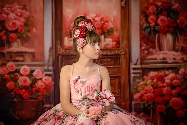 Nostalgic Flower Shop (sweep options) - HSD Photography Backdrops