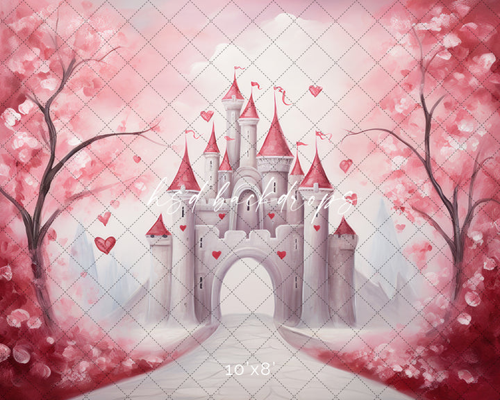 Queen of Hearts Castle - HSD Photography Backdrops