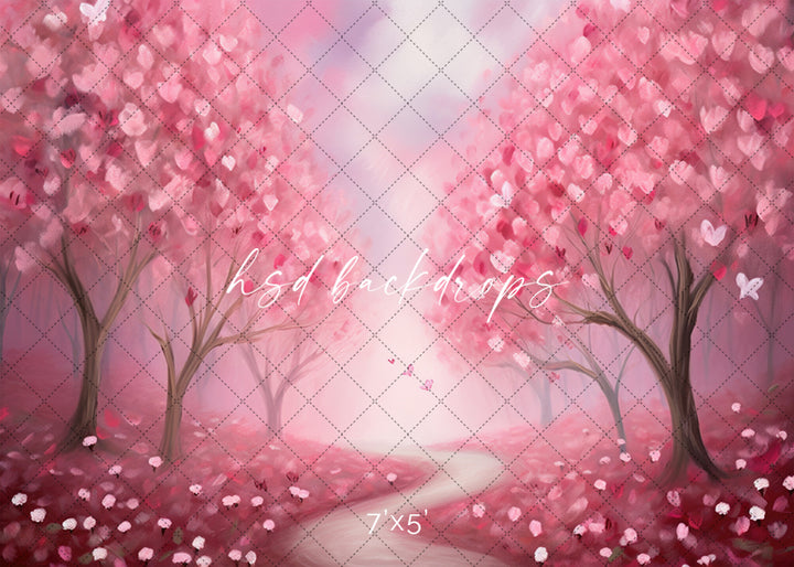 Lovey Dovey Lane - HSD Photography Backdrops