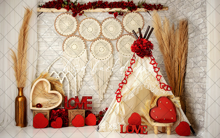 Boho Valentine's Day - HSD Photography Backdrops