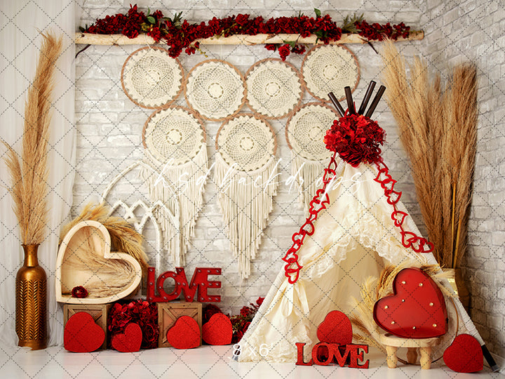 Boho Valentine's Day - HSD Photography Backdrops