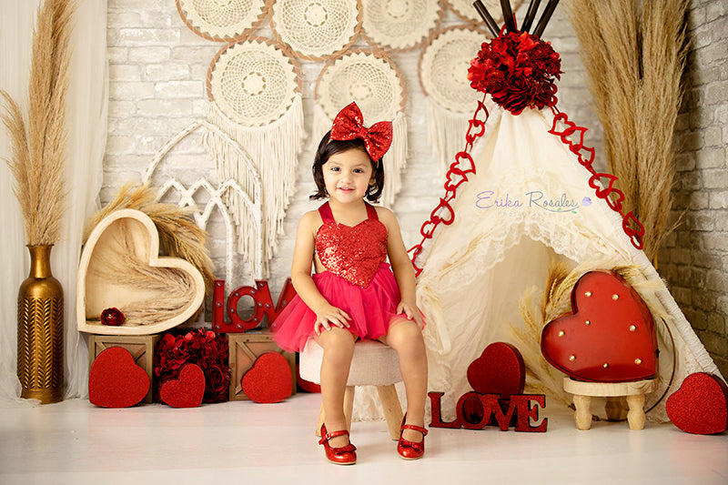 Boho Valentine's Day - HSD Photography Backdrops