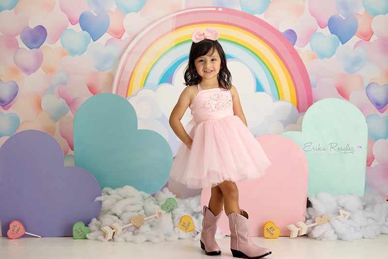 Rainbow Hearts - HSD Photography Backdrops