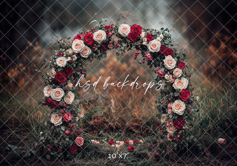 Rose Arch (sweep options) - HSD Photography Backdrops
