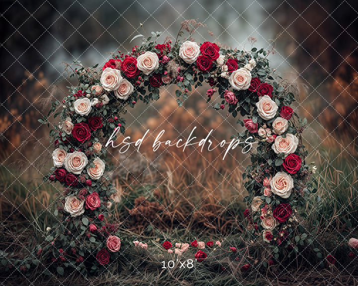 Rose Arch (sweep options) - HSD Photography Backdrops