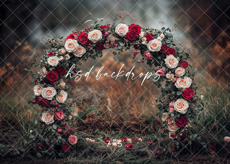 Rose Arch (sweep options) - HSD Photography Backdrops