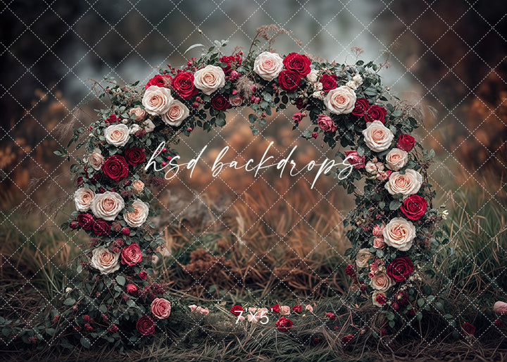 Rose Arch (sweep options) - HSD Photography Backdrops