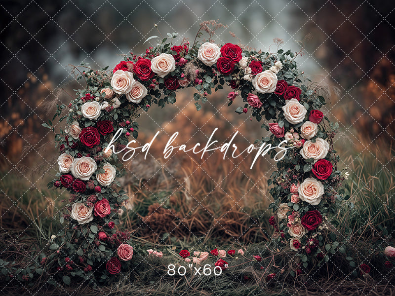 Rose Arch (sweep options) - HSD Photography Backdrops