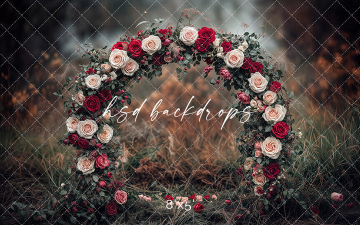 Rose Arch (sweep options) - HSD Photography Backdrops