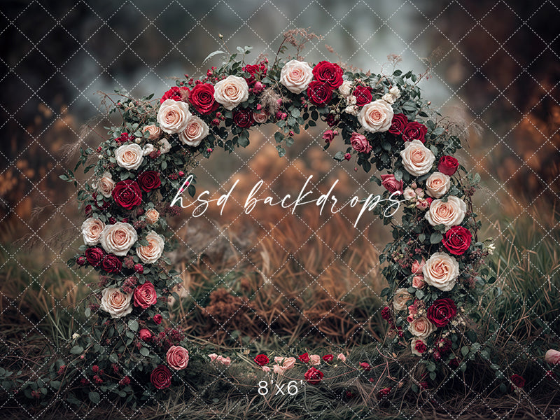 Rose Arch (sweep options) - HSD Photography Backdrops