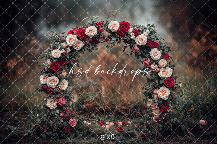 Rose Arch (sweep options) - HSD Photography Backdrops