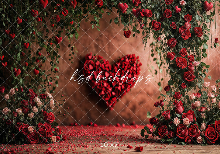 Heartfelt Blooms (sweep options) - HSD Photography Backdrops