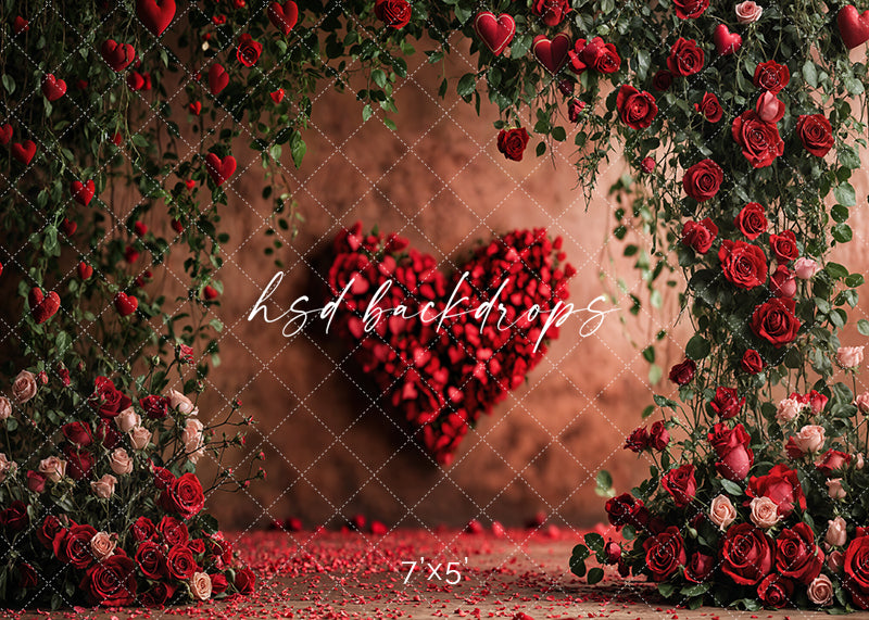 Heartfelt Blooms (sweep options) - HSD Photography Backdrops