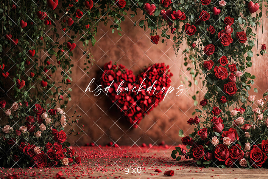 Heartfelt Blooms (sweep options) - HSD Photography Backdrops