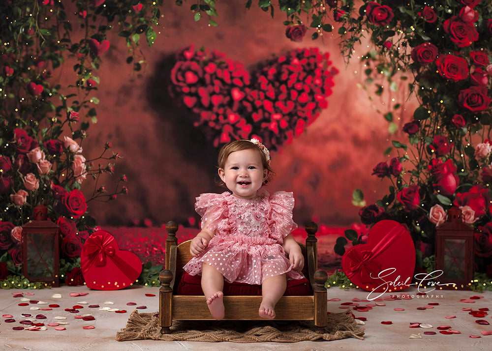 Heartfelt Blooms (sweep options) - HSD Photography Backdrops
