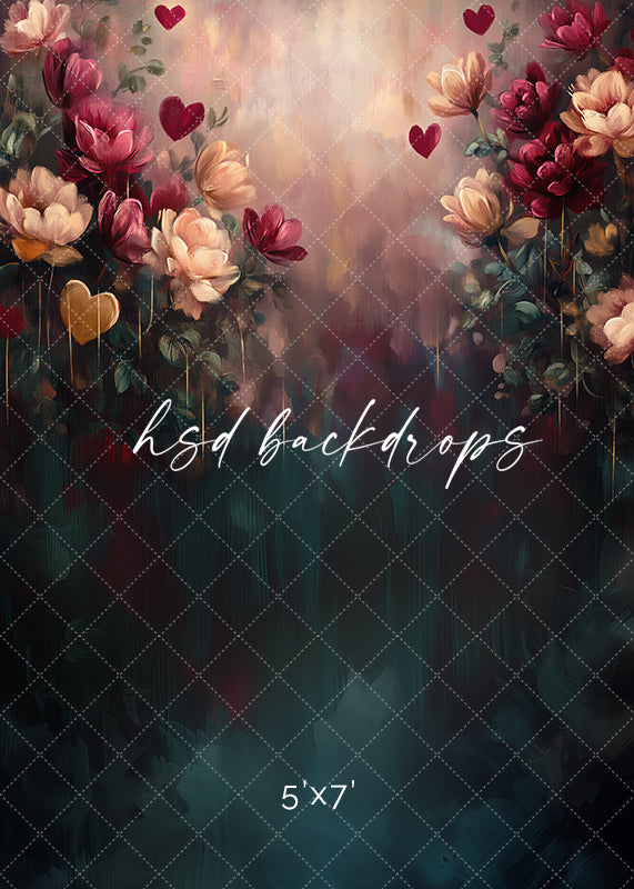 Love is in Bloom (sweep options) - HSD Photography Backdrops