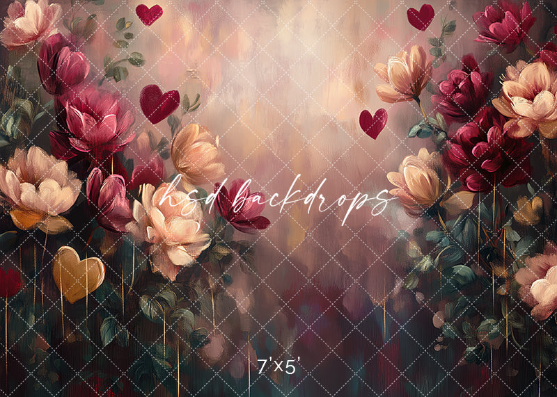 Love is in Bloom (sweep options) - HSD Photography Backdrops