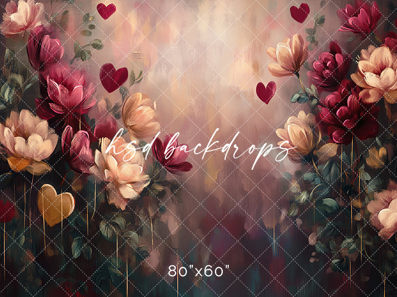 Love is in Bloom (sweep options) - HSD Photography Backdrops