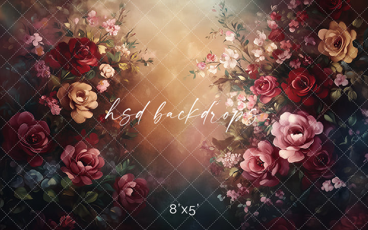 Beautiful Blooms (sweep options) - HSD Photography Backdrops
