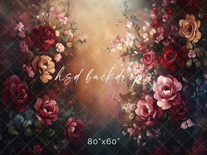 Beautiful Blooms (sweep options) - HSD Photography Backdrops
